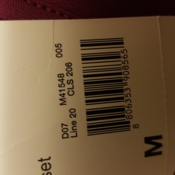 Apostrophe Womens Long Sleeve Shirt Blouse Shirt Top Lace Inset Berry Medium - Picture 10 of 10